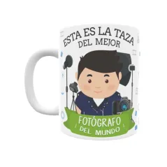 Taza personalizada con tu dedicatoria para EL mejor FOTÓGRAFO