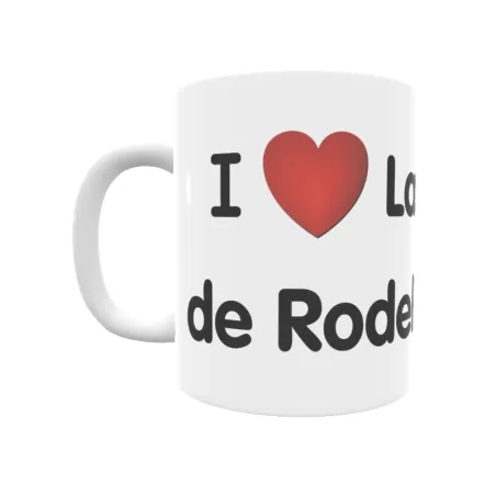 Taza - I ❤ Las Almunias de Rodellar Regalo original y funcional. Taza personalizada de tu localidad.