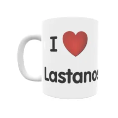 Taza - I ❤ Lastanosa Regalo original y funcional. Taza personalizada de tu localidad.