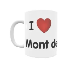 Taza - I ❤ Mont de Roda Regalo original y funcional. Taza personalizada de tu localidad.