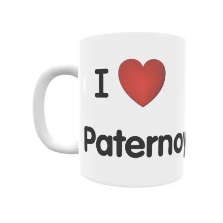 Taza - I ❤ Paternoy Regalo original y funcional. Taza personalizada de tu localidad.