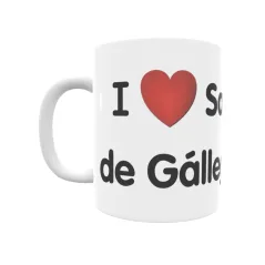 Taza - I ❤ Santa Eulalia de Gállego Regalo original y funcional. Taza personalizada de tu localidad.