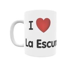 Taza - I ❤ La Escurquilla Regalo original y funcional. Taza personalizada de tu localidad.