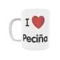 Taza - I ❤ Peciña