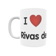 Taza - I ❤ Rivas de Tereso Regalo original y funcional. Taza personalizada de tu localidad.