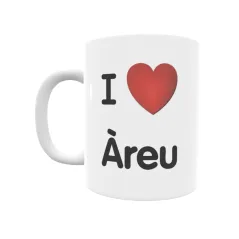 Taza - I ❤ Àreu Regalo original y funcional. Taza personalizada de tu localidad.