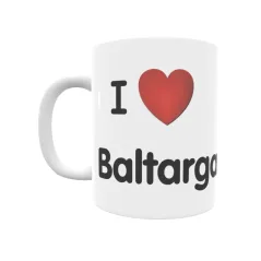 Taza - I ❤ Baltarga Regalo original y funcional. Taza personalizada de tu localidad.