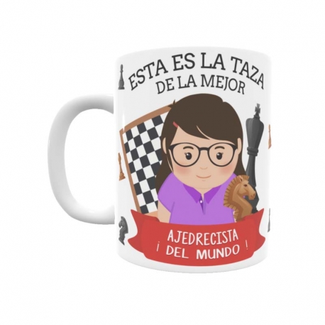 Taza - Jugadora de Ajedrez