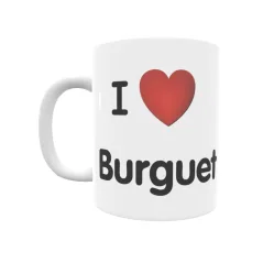 Taza - I ❤ Burguet Regalo original y funcional. Taza personalizada de tu localidad.