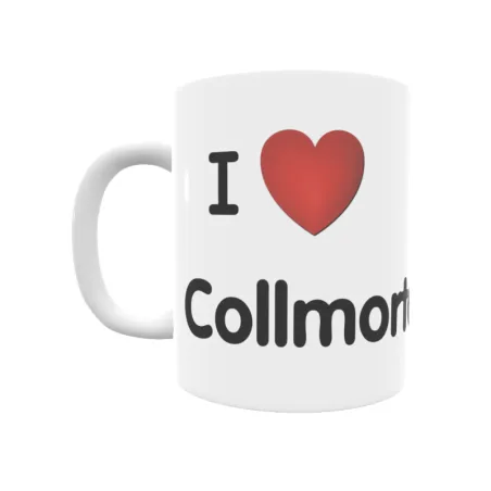 Taza - I ❤ Collmorter Regalo original y funcional. Taza personalizada de tu localidad.