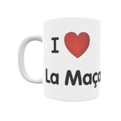 Taza - I ❤ La Maçana Regalo original y funcional. Taza personalizada de tu localidad.