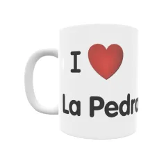 Taza - I ❤ La Pedra Regalo original y funcional. Taza personalizada de tu localidad.