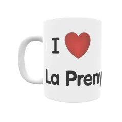 Taza - I ❤ La Prenyanosa Regalo original y funcional. Taza personalizada de tu localidad.