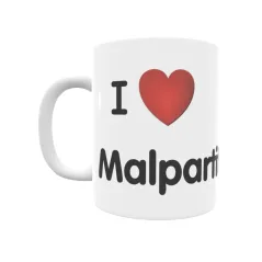 Taza - I ❤ Malpartit Regalo original y funcional. Taza personalizada de tu localidad.