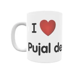 Taza - I ❤ Pujal de Cabó Regalo original y funcional. Taza personalizada de tu localidad.