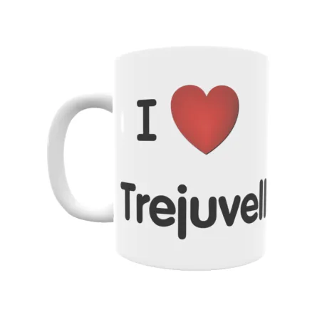 Taza - I ❤ Trejuvell Regalo original y funcional. Taza personalizada de tu localidad.