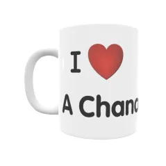 Taza - I ❤ A Chanca Regalo original y funcional. Taza personalizada de tu localidad.