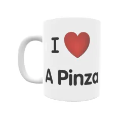 Taza - I ❤ A Pinza Regalo original y funcional. Taza personalizada de tu localidad.