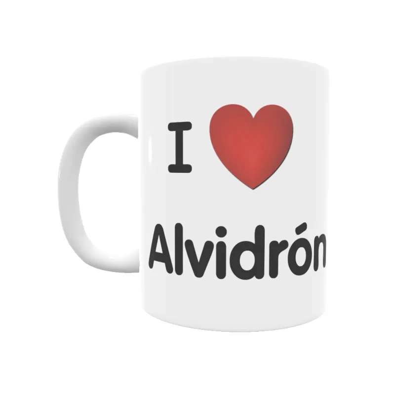 Taza - I ❤ Alvidrón