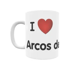 Taza - I ❤ Arcos de Frades Regalo original y funcional. Taza personalizada de tu localidad.