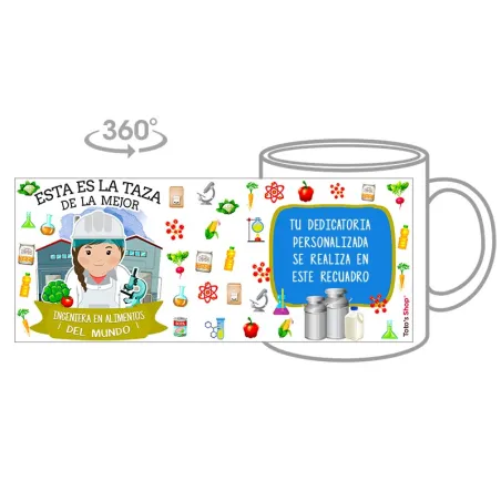 Taza Ingeniera de Alimentos (Ella)