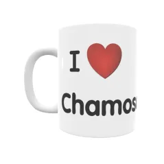 Taza - I ❤ Chamoso Regalo original y funcional. Taza personalizada de tu localidad.