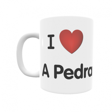 Taza - I ❤ A Pedra