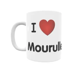 Taza - I ❤ Mourulle Regalo original y funcional. Taza personalizada de tu localidad.