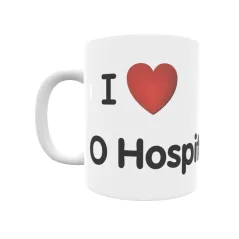 Taza - I ❤ O Hospital Regalo original y funcional. Taza personalizada de tu localidad.