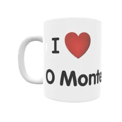 Taza - I ❤ O Monte Regalo original y funcional. Taza personalizada de tu localidad.