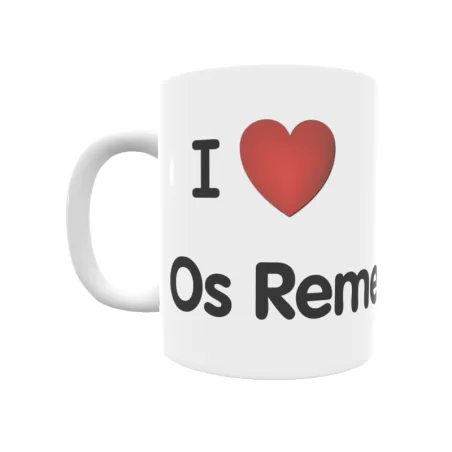 Taza - I ❤ Os Remedios Regalo original y funcional. Taza personalizada de tu localidad.