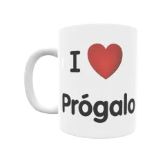 Taza - I ❤ Prógalo Regalo original y funcional. Taza personalizada de tu localidad.