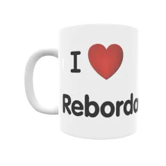 Taza - I ❤ Rebordaos Regalo original y funcional. Taza personalizada de tu localidad.