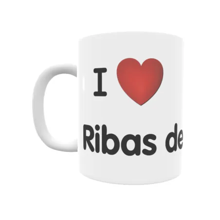 Taza - I ❤ Ribas de Miño Regalo original y funcional. Taza personalizada de tu localidad.