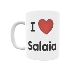 Taza - I ❤ Salaia Regalo original y funcional. Taza personalizada de tu localidad.