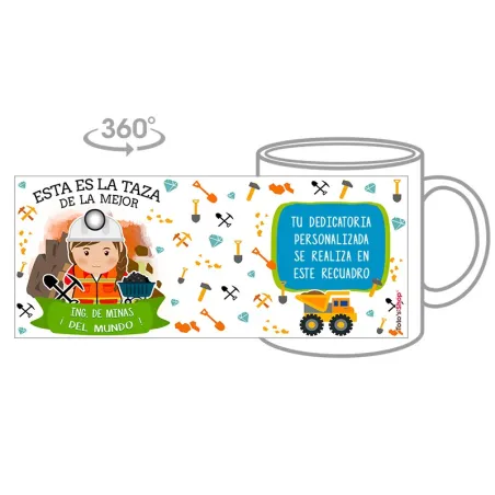 Taza Ingeniero de Minas (Él)