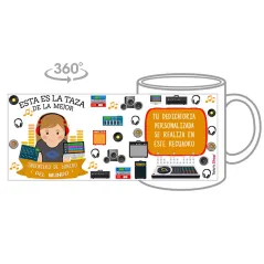 Taza Ingeniero de Sonido (Ella)