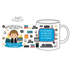 Taza Ingeniero de Sonido (Él)