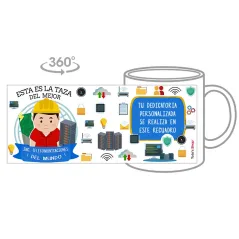 Taza Ingeniero de Telecomunicaciones (Él)