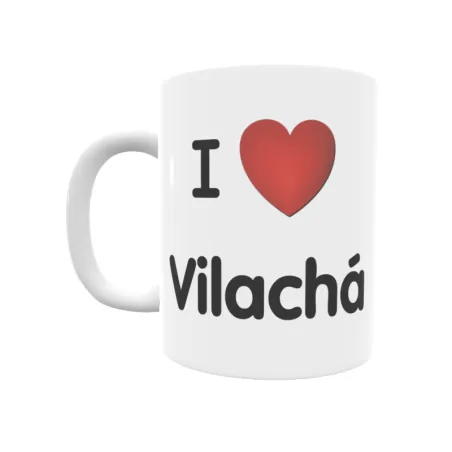 Taza - I ❤ Vilachá Regalo original y funcional. Taza personalizada de tu localidad.