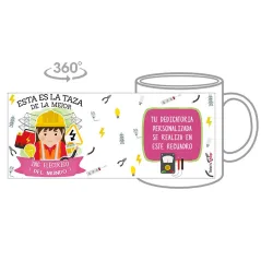 Taza Ingeniero Eléctrico (Ella)