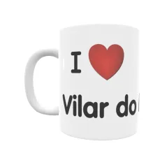 Taza - I ❤ Vilar do Mato Regalo original y funcional. Taza personalizada de tu localidad.