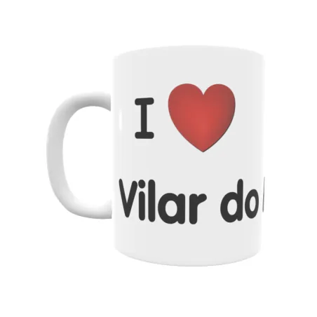 Taza - I ❤ Vilar do Mato Regalo original y funcional. Taza personalizada de tu localidad.