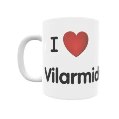 Taza - I ❤ Vilarmide Regalo original y funcional. Taza personalizada de tu localidad.