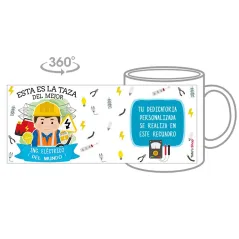 Taza Ingeniero Eléctrico (Él)