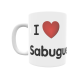 Taza - I ❤ Sabugueira