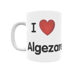 Taza - I ❤ Algezares Regalo original y funcional. Taza personalizada de tu localidad.