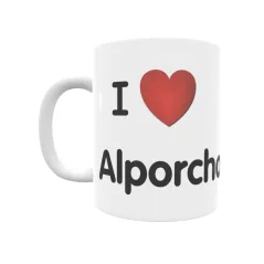 Taza - I ❤ Alporchones Regalo original y funcional. Taza personalizada de tu localidad.