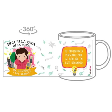 Taza Ingeniero Electrónica (Ella)