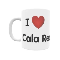 Taza - I ❤ Cala Reona Regalo original y funcional. Taza personalizada de tu localidad.